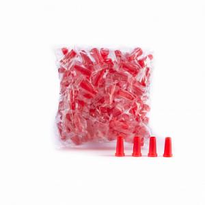 MOUTH TIPS RED -  100 pcs